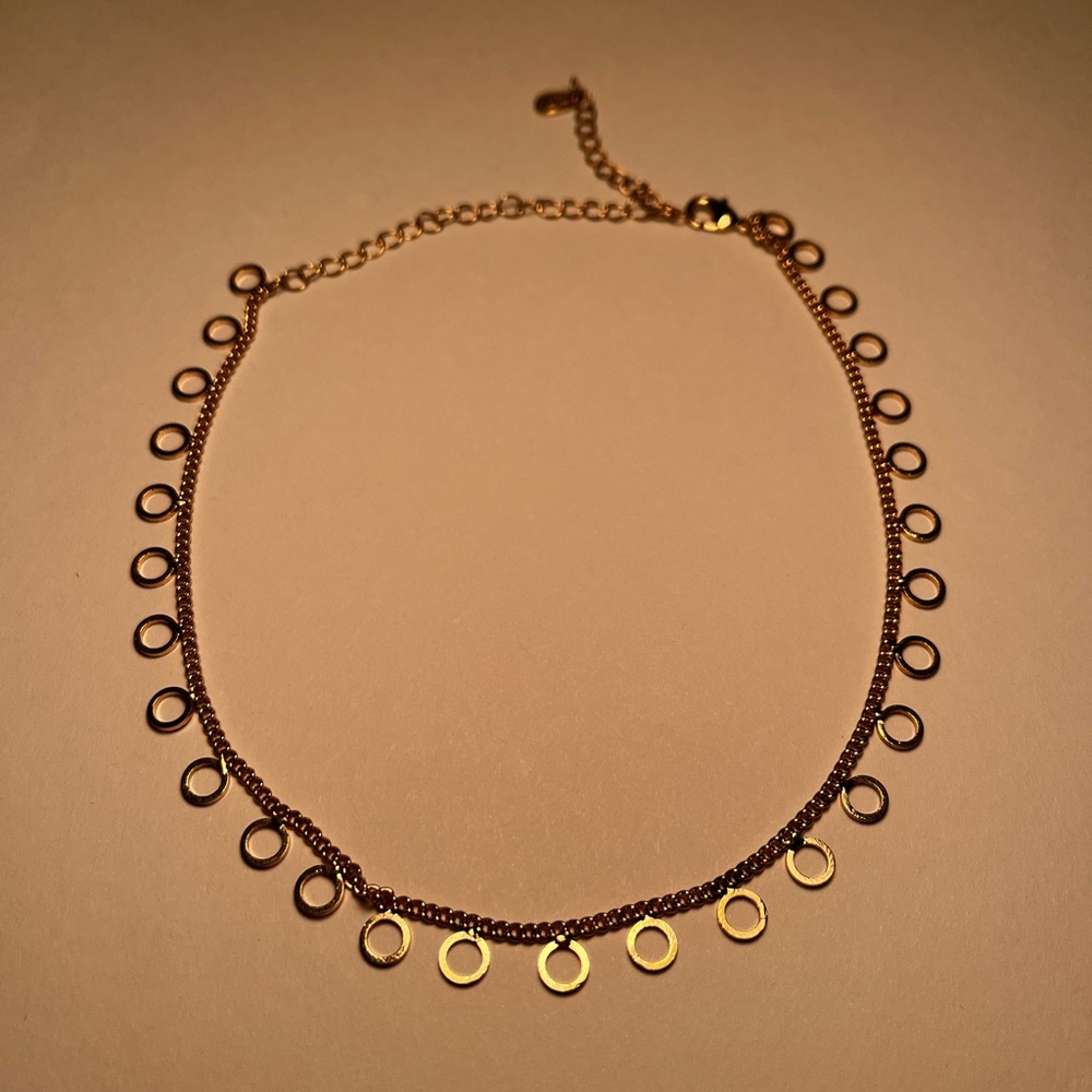 Mine Gold choker necklace